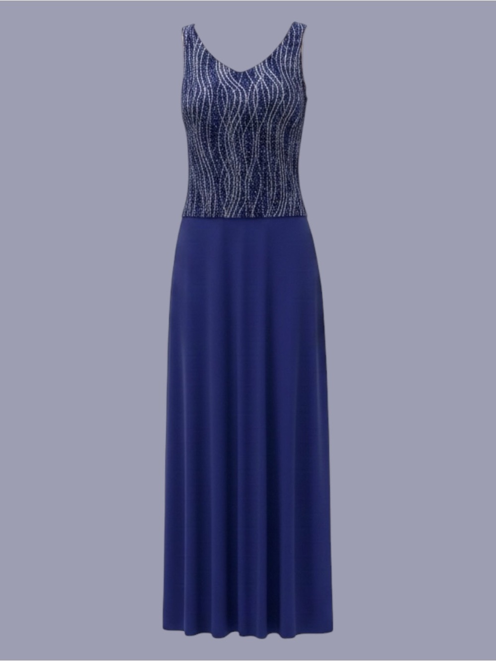 Ronni Nicole Blue Sparkly Formal Evening Gown Dress Size 12 Midi